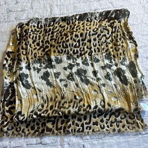 ANIMAL PRINT 100% RAYON MADE IN INDIA WRAP SCARF ONE SIZE